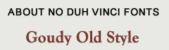 no duh vinci
